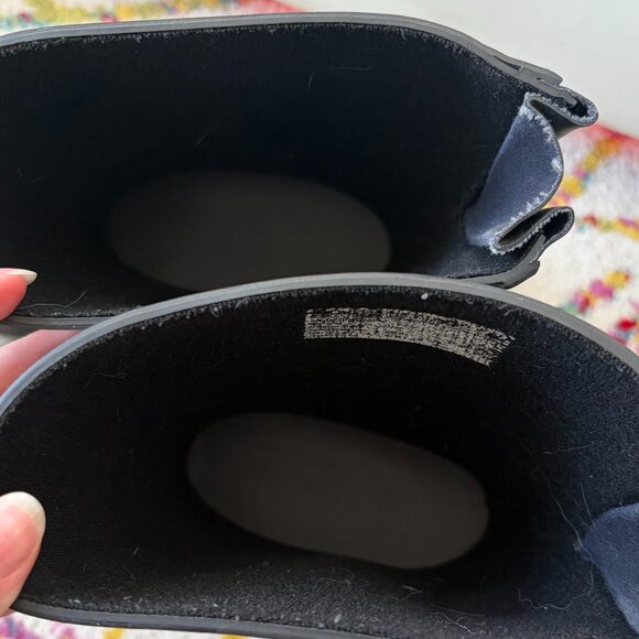 Black Rain Boots â Size US 10 - Picture 2 of 3